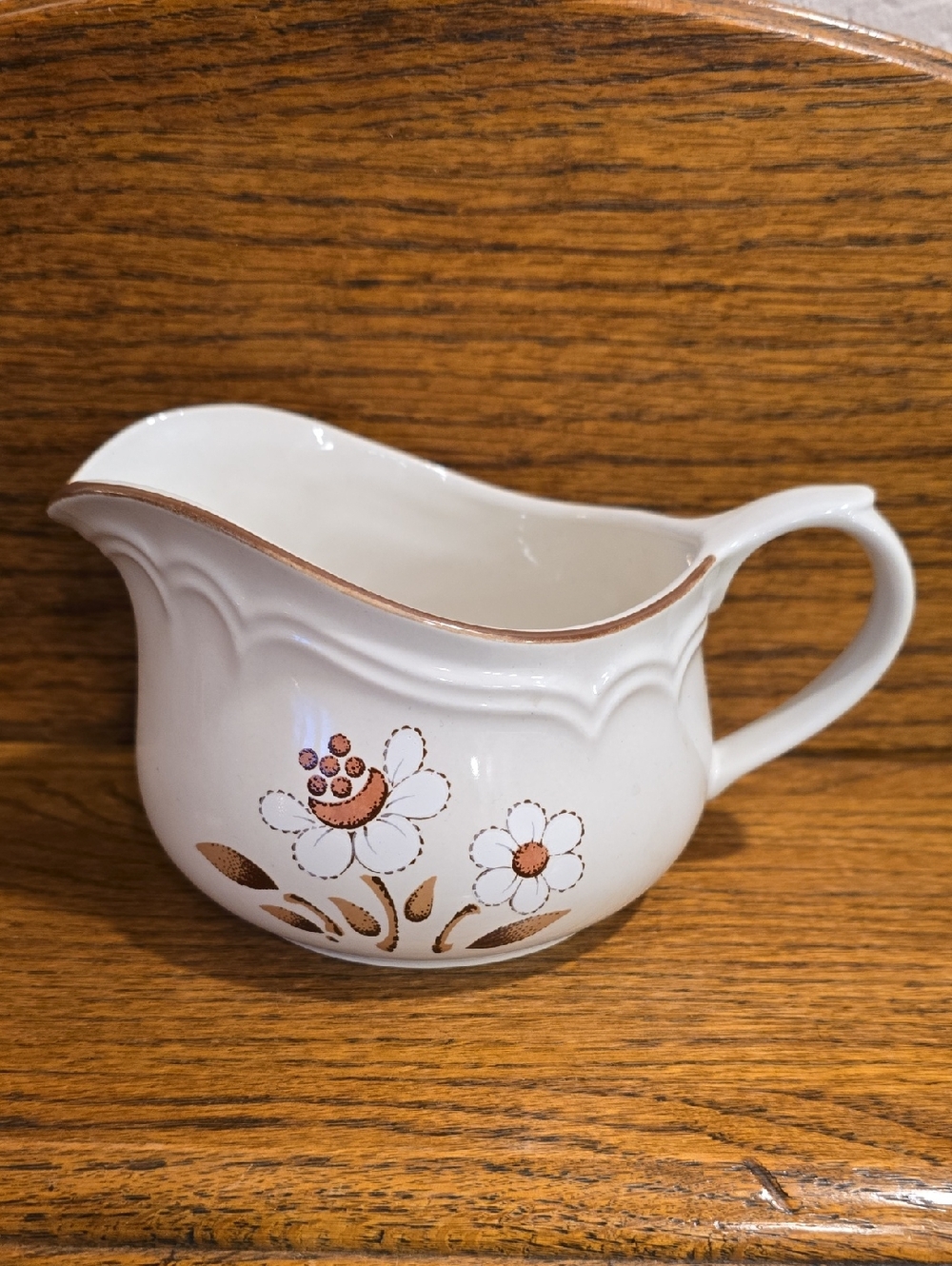 Cumberland Stoneware Mayblossom Creamer Gravy Boat